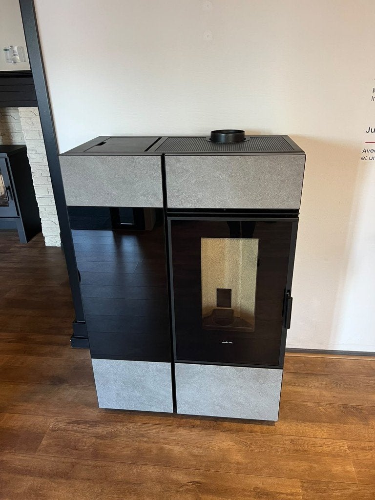 Nordic Fire Lynea showroommodel met groot pelletreservoir, Huis en Inrichting, Overige brandstoffen, Nieuw, Ophalen of Verzenden