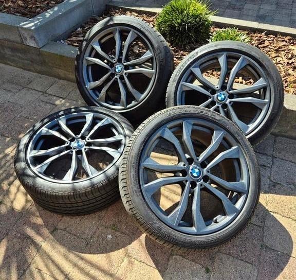 💜 19 inch BMW X2 M715 Velgen 5x112 en TMPS Senoren + Banden, Auto-onderdelen, Banden en Velgen, Gebruikt, Banden en Velgen, Personenwagen