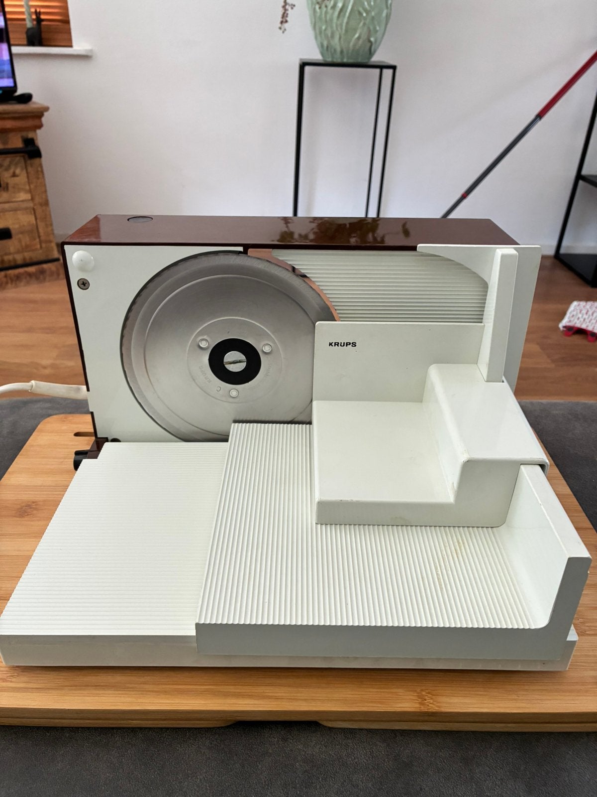 Krups Universal 2 vintage elektrische snijmachine / br, Ophalen of Verzenden, Gebruikt