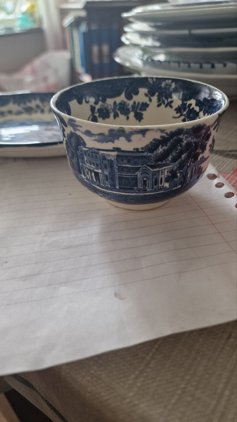 Foto 2 van Antiek Porselein: 2-delige set Avon Scenes, Royal Worcester