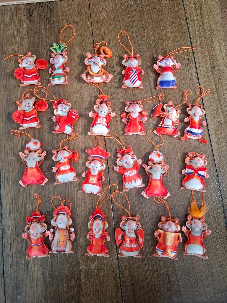 23 Albert Heijn oranje hamsters/hangers – WK Nederland, Albert Heijn, Ophalen of Verzenden