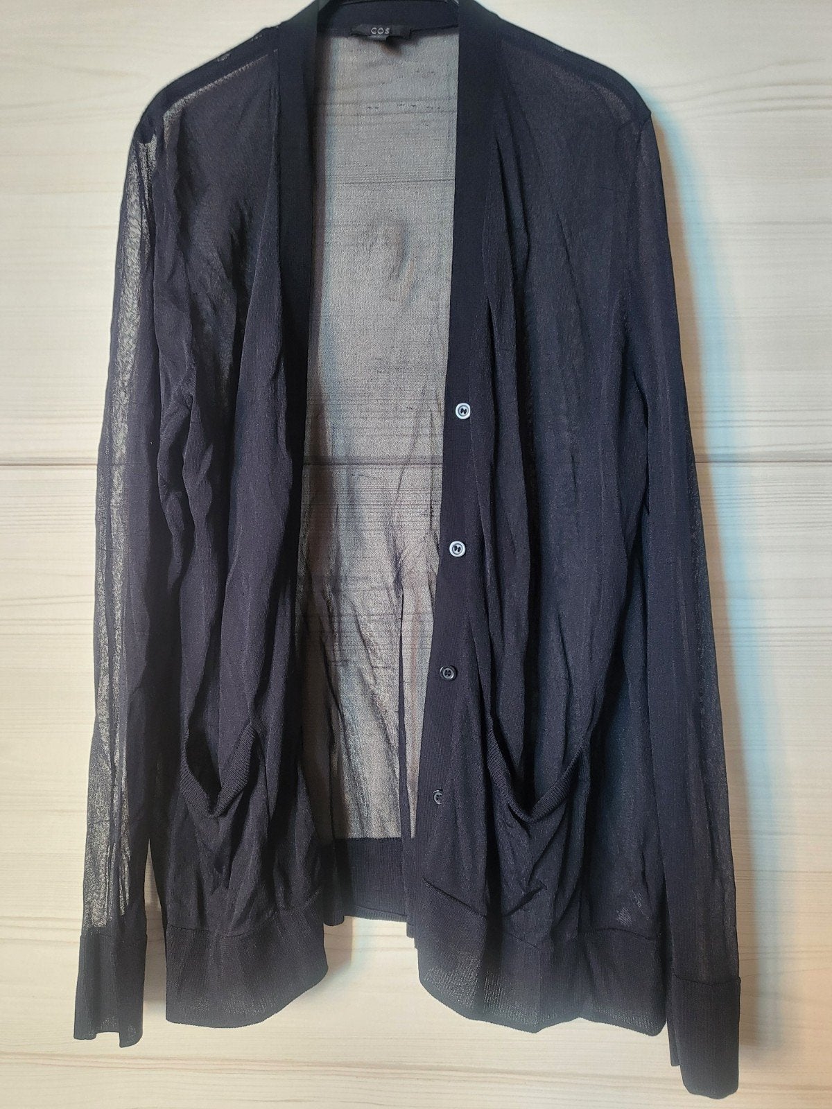 COS Zwart Transparant Vest - Maat M, Maat 38/40 (M), COS, Zwart, Ophalen of Verzenden