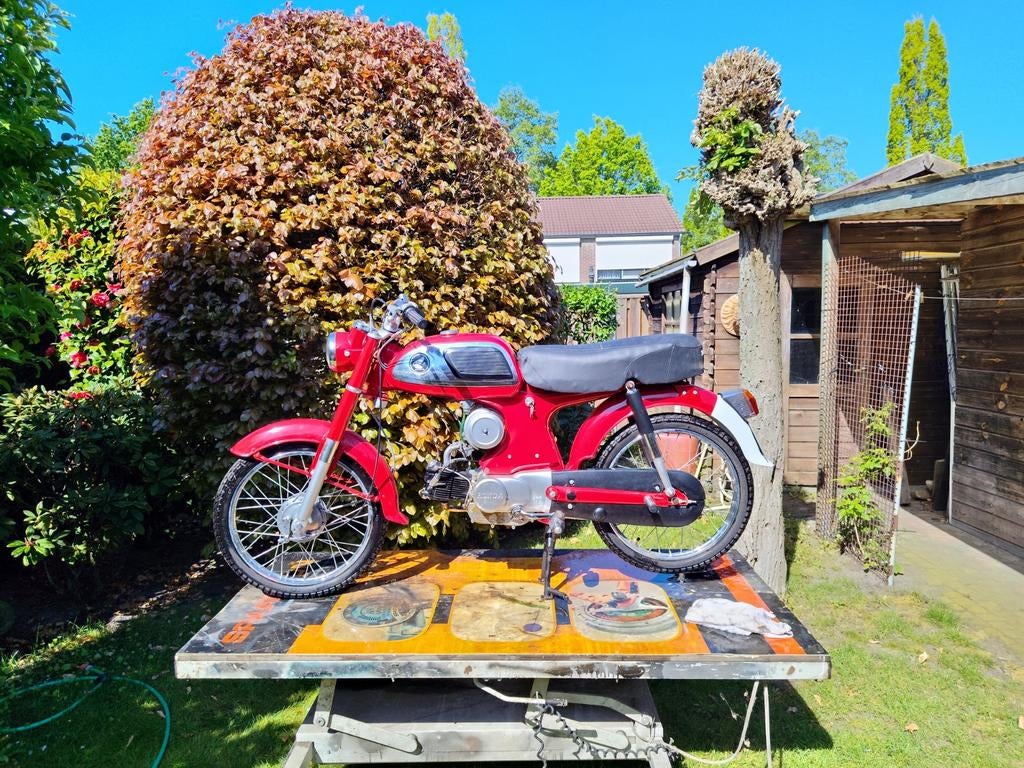 Honda TS50 Oldtimer Bromfiets - Perfecte Staat met kenteken!, Fietsen en Brommers, Brommers | Honda, Ophalen, Overige modellen