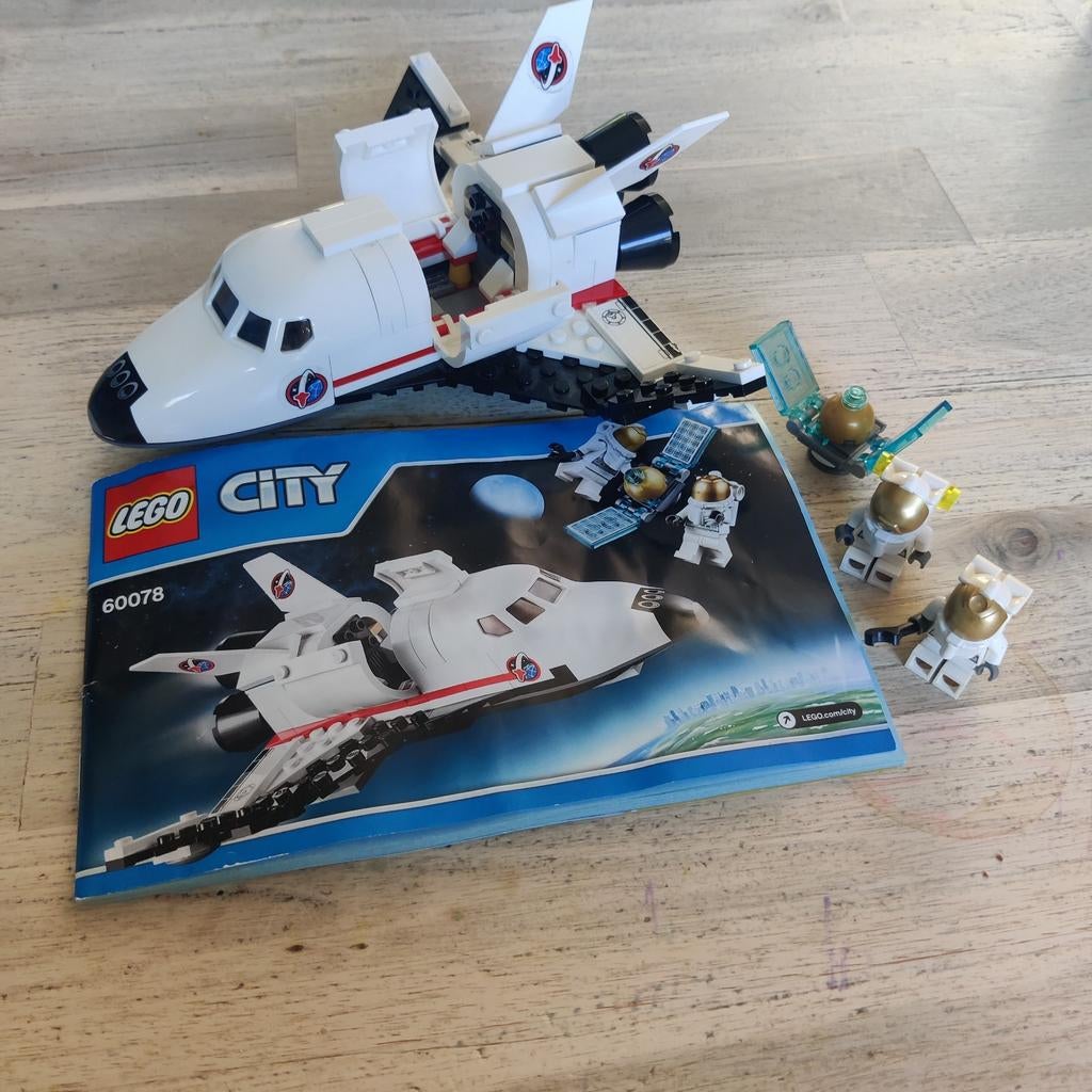 LEGO City Ruimte Shuttle 60078 - Compleet met instructies, Compleet, Lego, Ophalen of Verzenden, Complete set