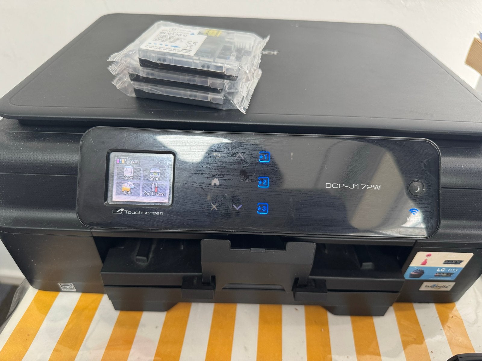 Brother DCP-J172W All-in-one Inkjetprinter met extra inkt, Ophalen, Gebruikt, Inkjetprinter, All-in-one