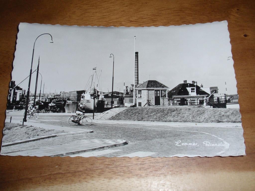 Lemmer Riensluis Sluis, Verzenden, 1960 tot 1980, Gelopen, Friesland