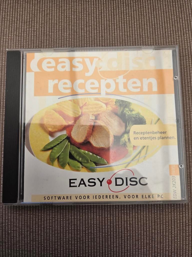 Easy Disc Recepten - Software voor receptenbeheer, Ophalen of Verzenden, Gebruikt, Overige genres