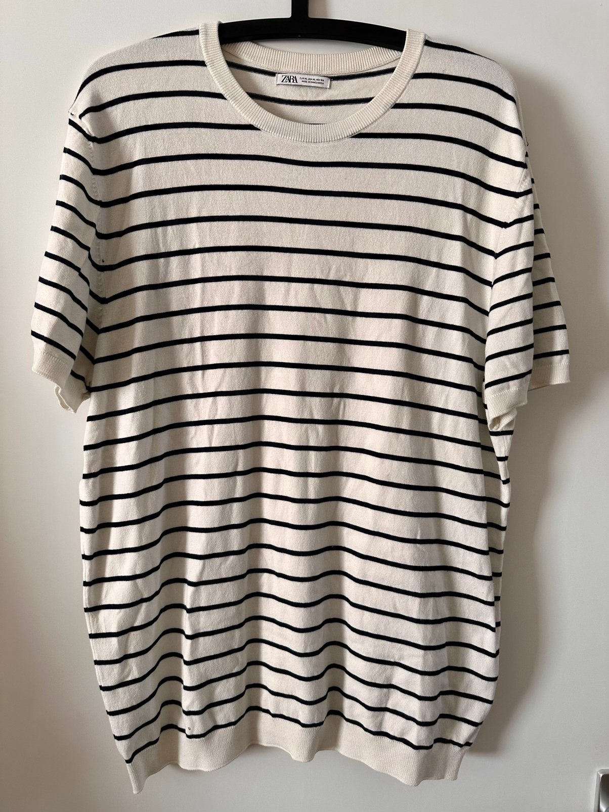 Zara heren trui maat L/XL blauw wit gestreept, Ophalen of Verzenden, Zo goed als nieuw, Maat 56/58 (XL), Blauw