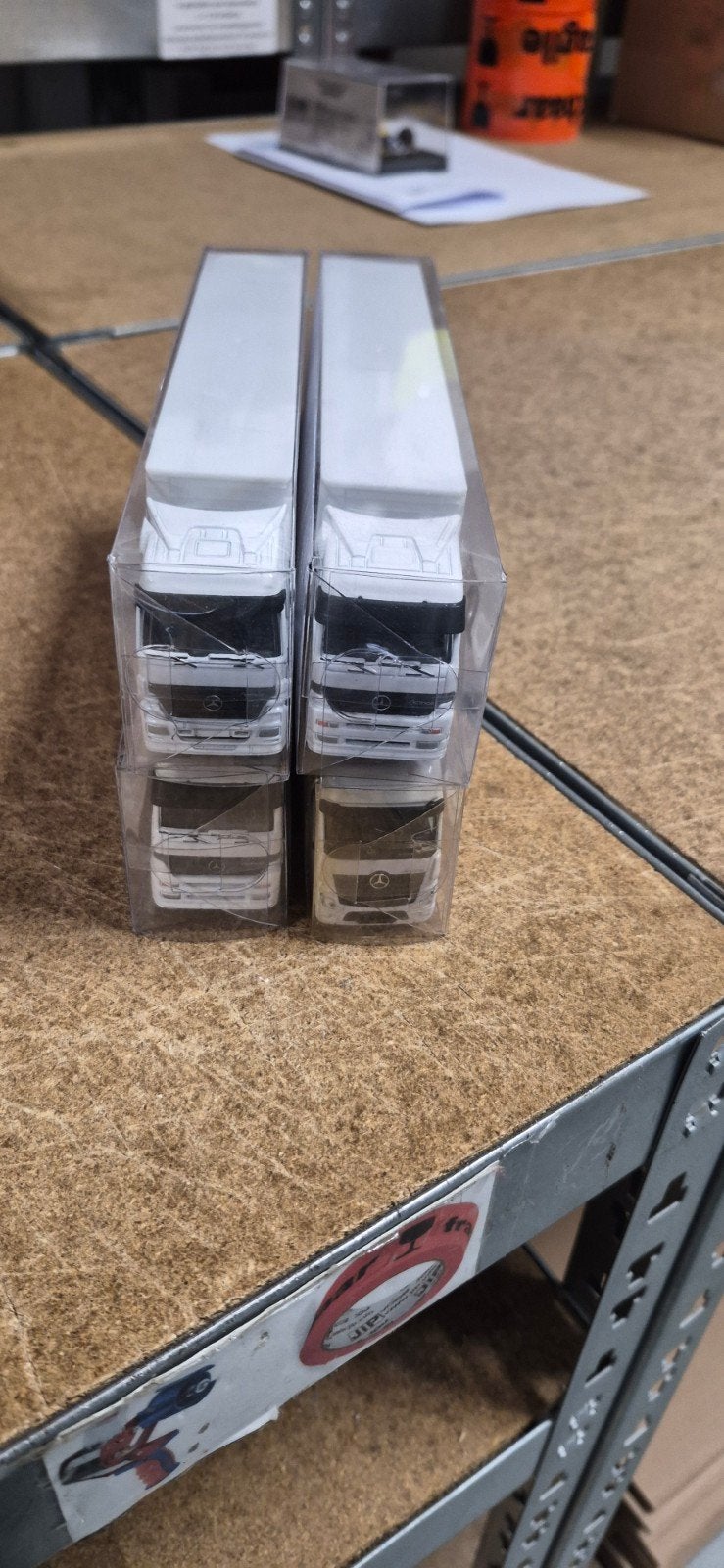 4x Holland Oto 1:87 Miniatuur Trucks - 1 zonder spiegels, Overige merken, Holland oto, Holland oto, Bus of Vrachtwagen