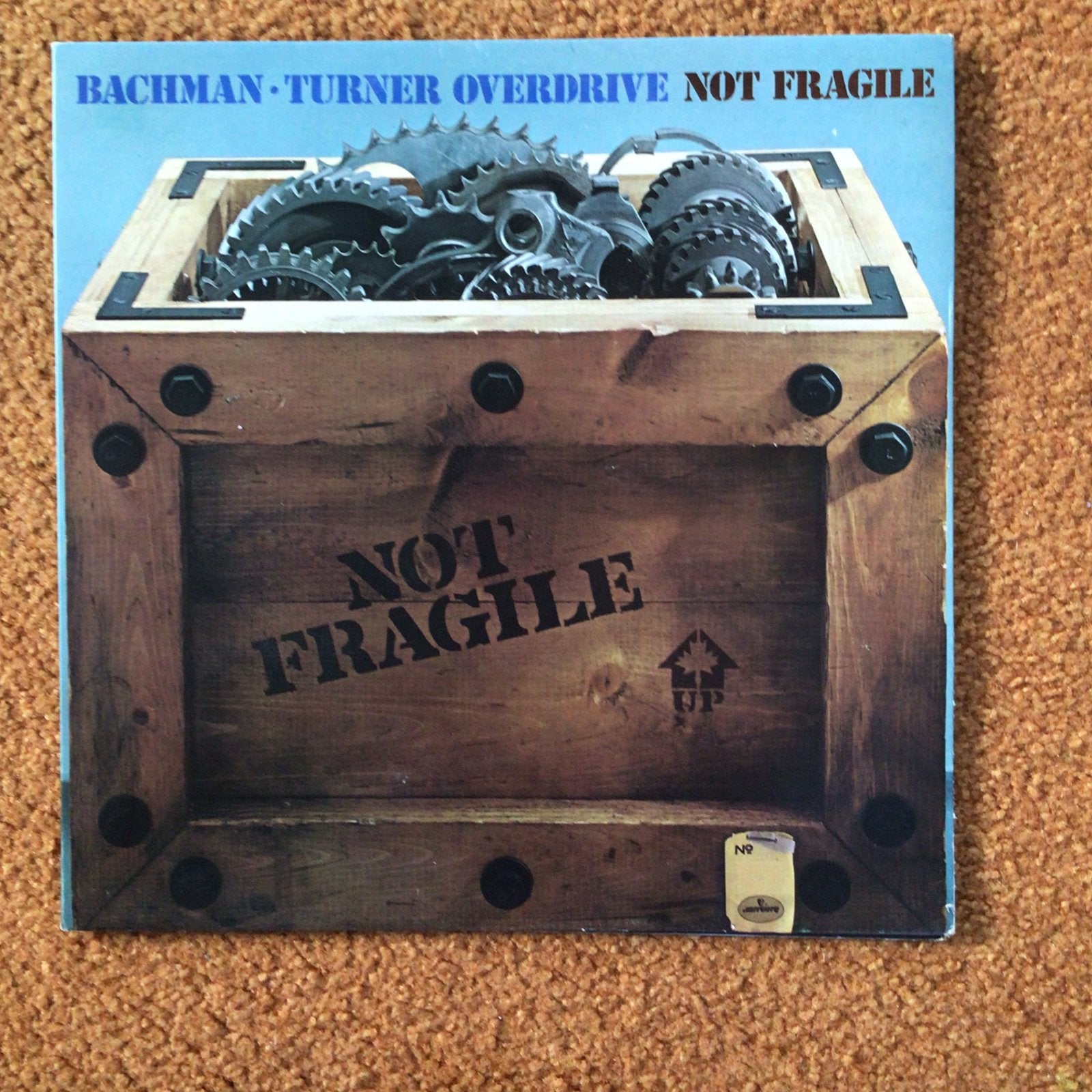 Lp - Bachman Turner Overdrive - not fragile, Ophalen of Verzenden, Gebruikt, 12 inch, Poprock