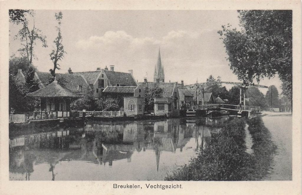 702-109-039 Breukelen Vechtgezicht, Verzamelen, Ansichtkaarten | Nederland, Verzenden, Voor 1920, Utrecht