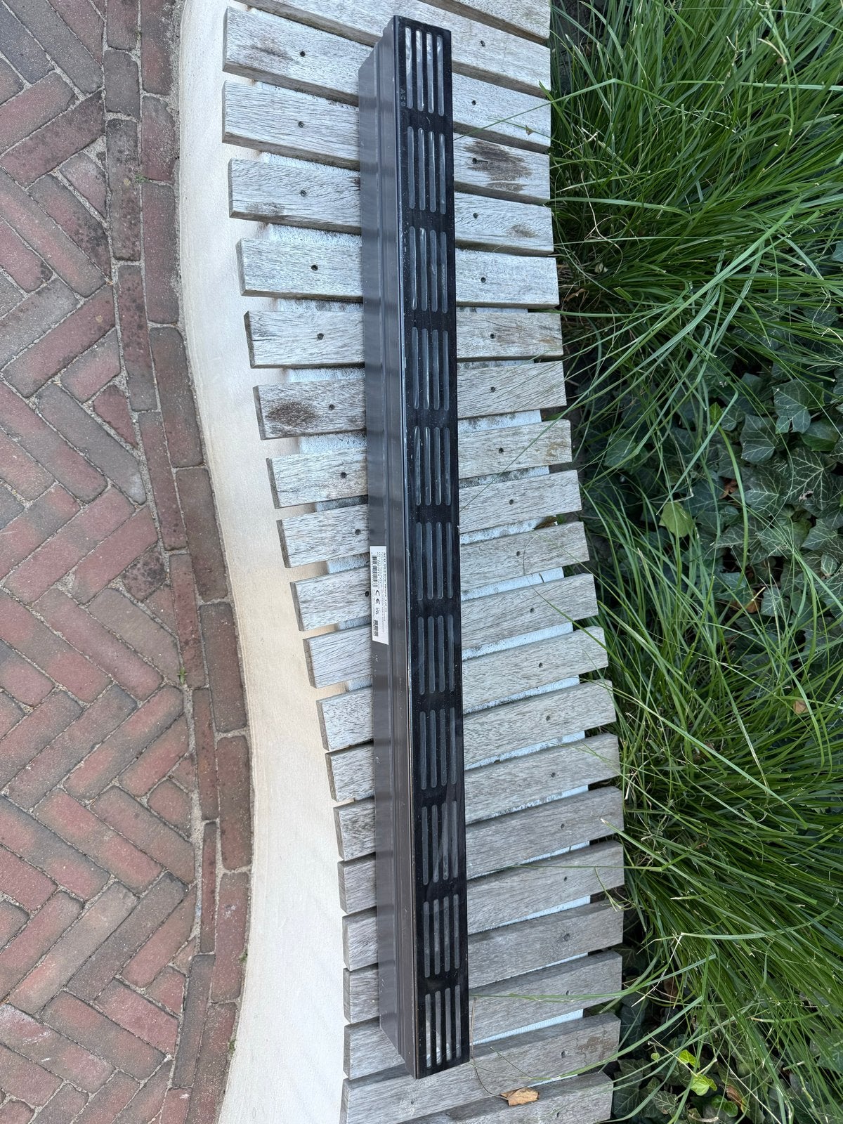 ACO Slimline Rinne 1.0 m afvoergoot met rooster, Doe-het-zelf en Verbouw, Buizen en Afvoer, Ophalen, Afvoer, Minder dan 2 meter