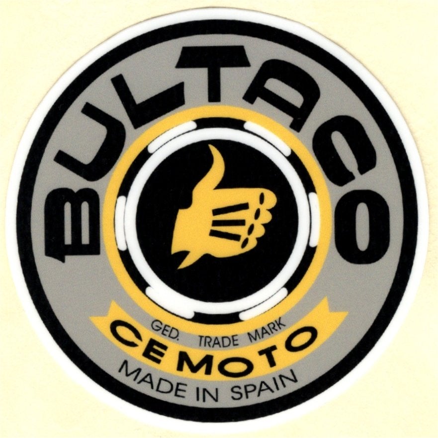 Bultaco sticker #6, Verzenden