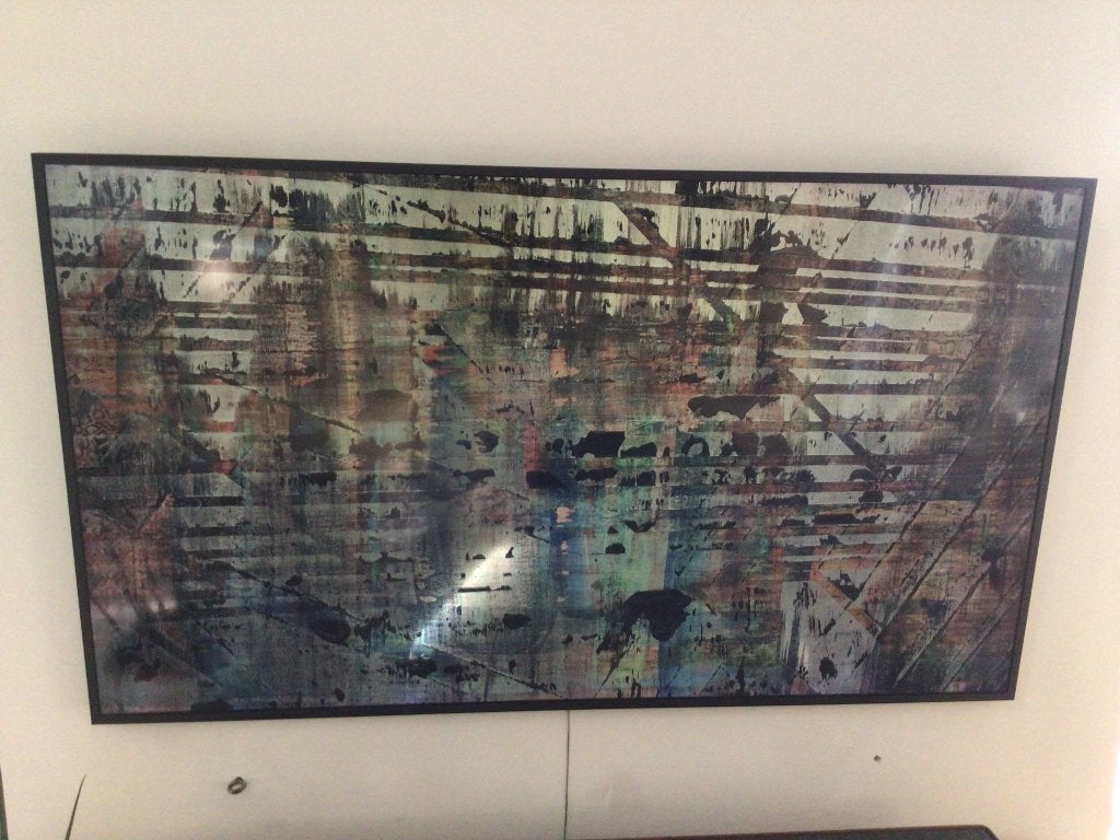 55” Samsung  Frame Smart TV - 4K QLED - met scherm manko!, Ophalen, 50 Hz, Samsung, 100 cm of meer