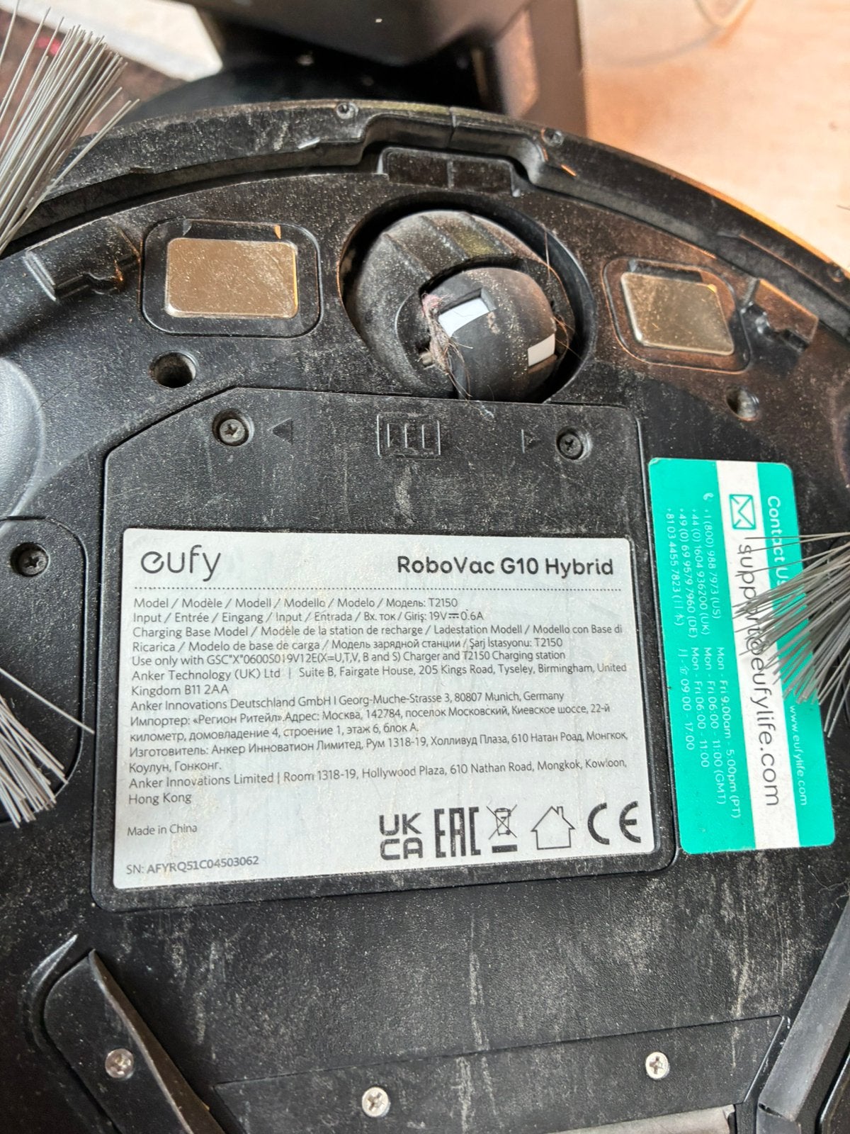 Eufy g10 robovac alleen stofzuiger, Ophalen, Gebruikt