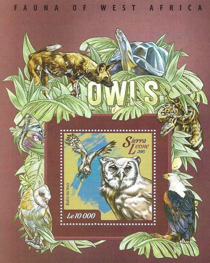 Vogels - Sierra Leone - Mi blok 732 - Postfris, Ophalen of Verzenden, Postfris, Dier of Natuur