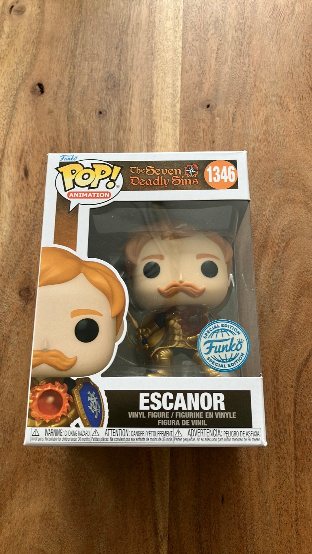 Escanor Funko pop 1346, Ophalen of Verzenden, Zo goed als nieuw