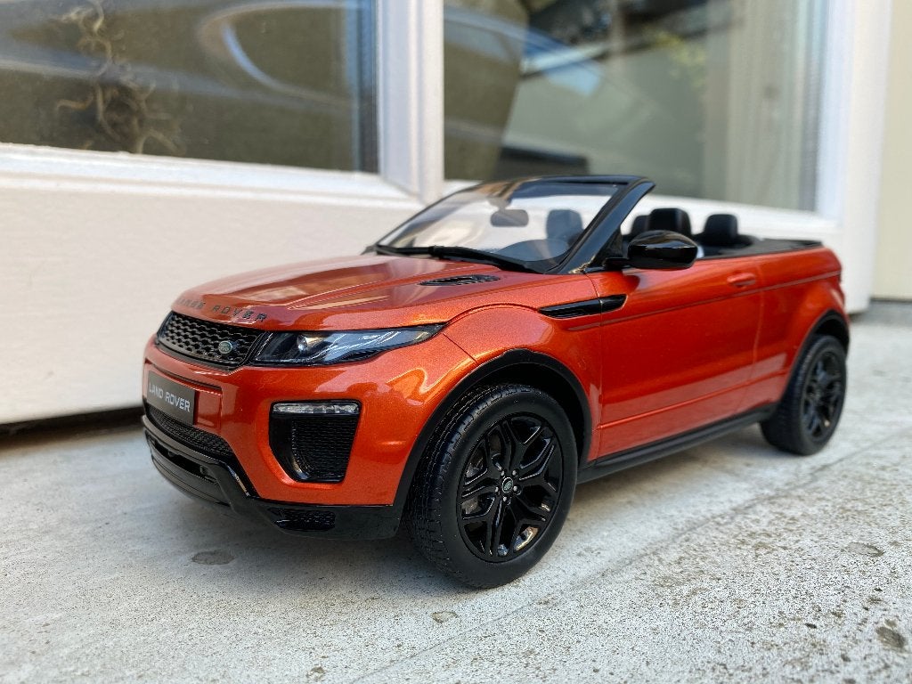 1:18 Range Rover Evoque Cabrio orange 2016 Top Speed, Overige merken, Auto, Top Speed | Ripa SRL, Info@ripasrl.com