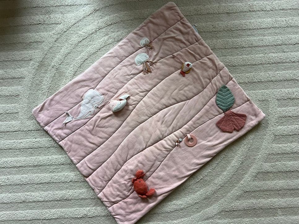 Little Dutch Boxkleed Oceaan Roze 100x80 cm Speelkleed, Kinderen en Baby's, Speelgoed | Speelkleden, Ophalen of Verzenden, Zo goed als nieuw
