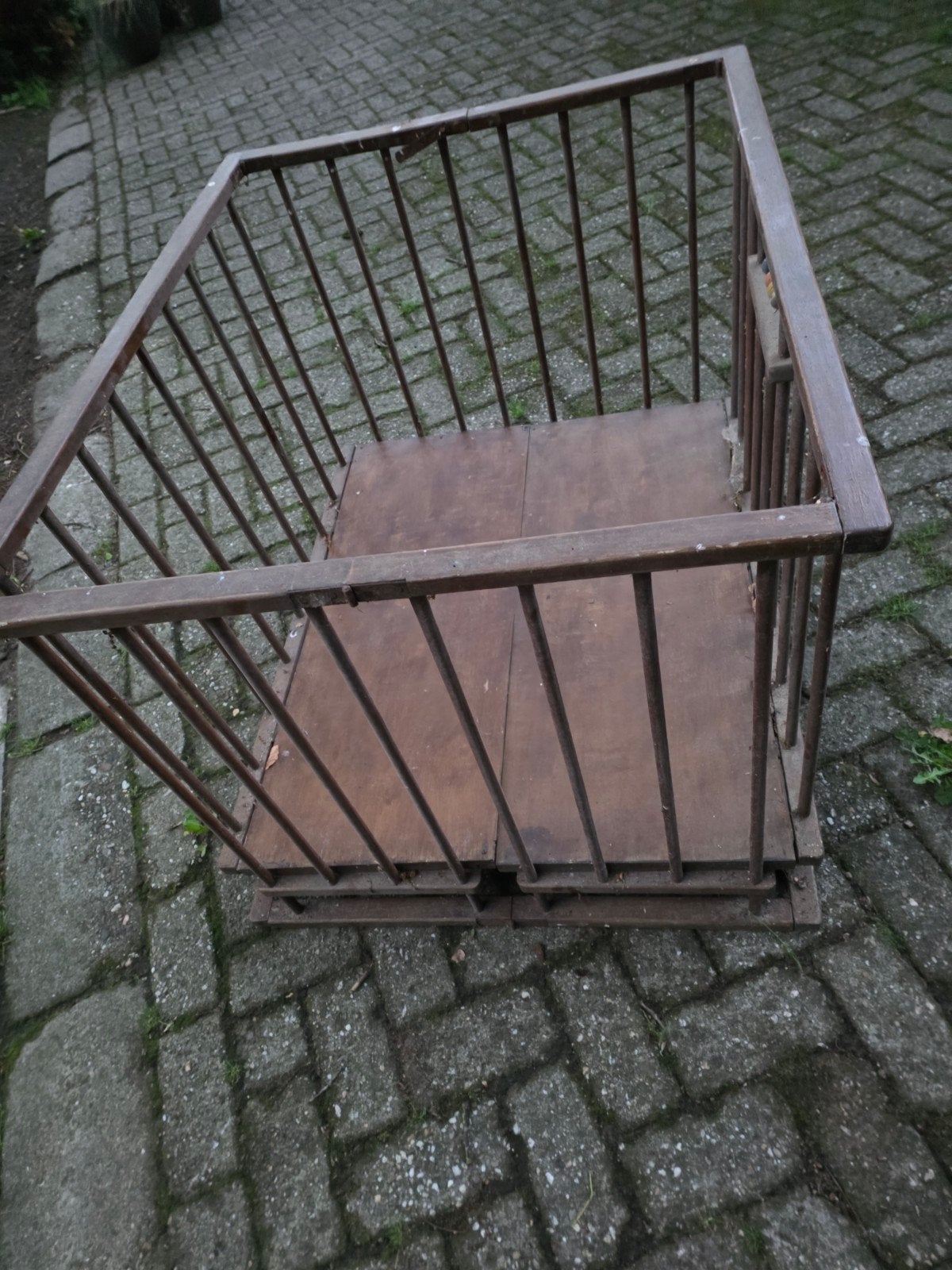 Antieke baby box, Kinderen en Baby's, Ophalen, Gebruikt, Vierkant