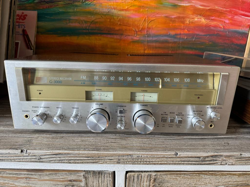 Vintage Sansui G-3000 Stereo Receiver - Klassiek Geluid, Ophalen of Verzenden