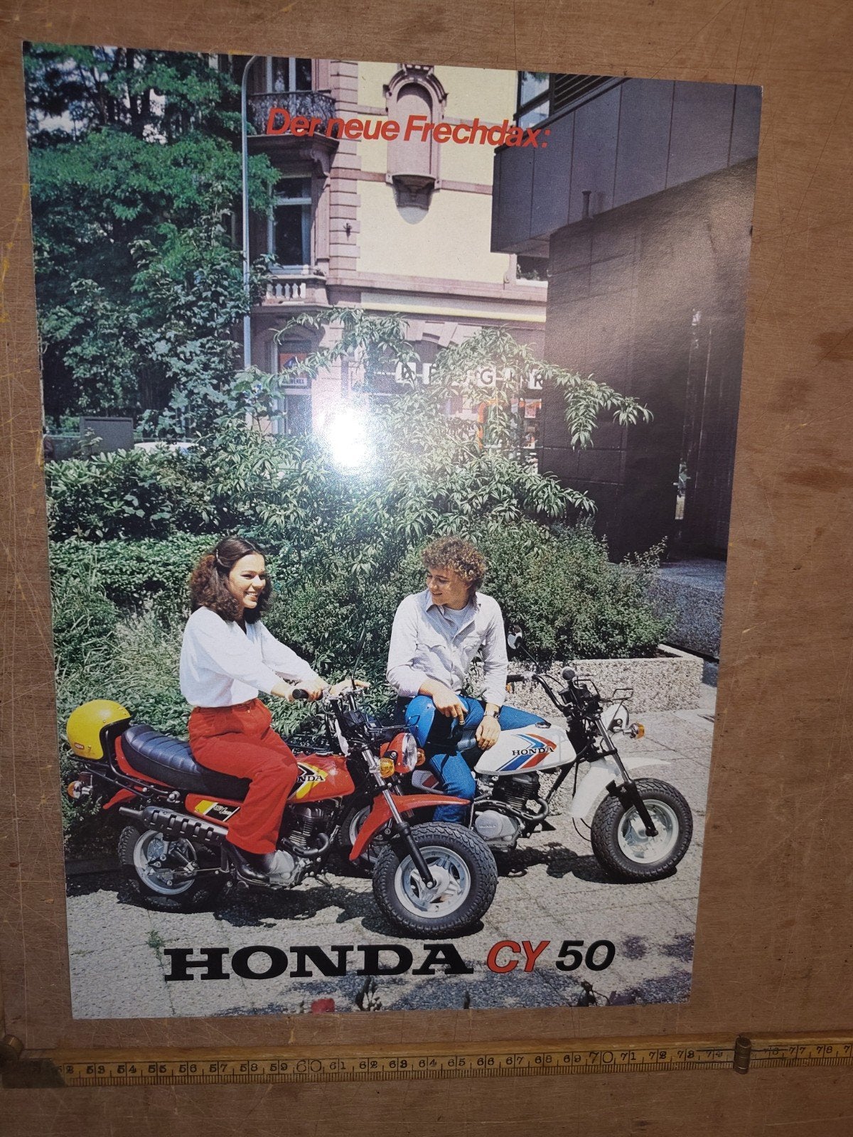 Brochure Honda CY 50, Fietsen en Brommers, Handleidingen en Instructieboekjes, Gebruikt, Ophalen of Verzenden
