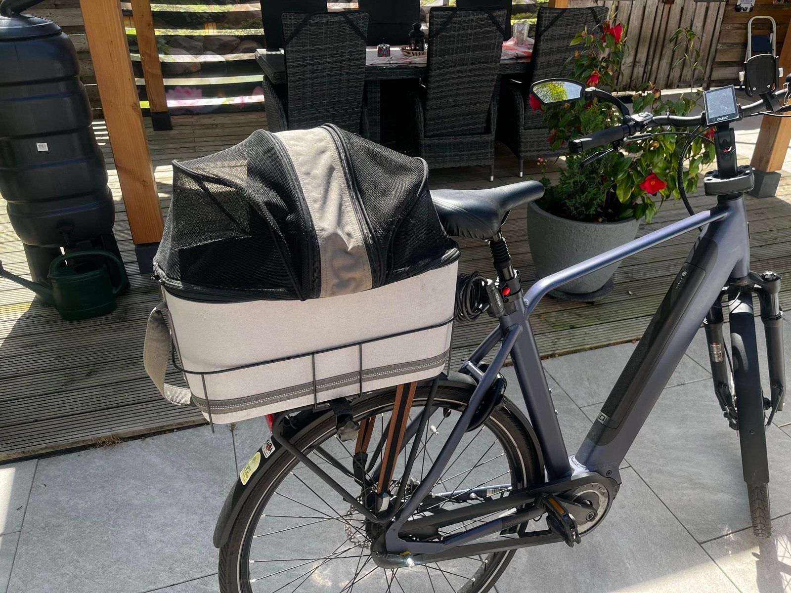 Honden fietsmand voor comfortabel vervoer, Ophalen, Gebruikt, Fietsmand
