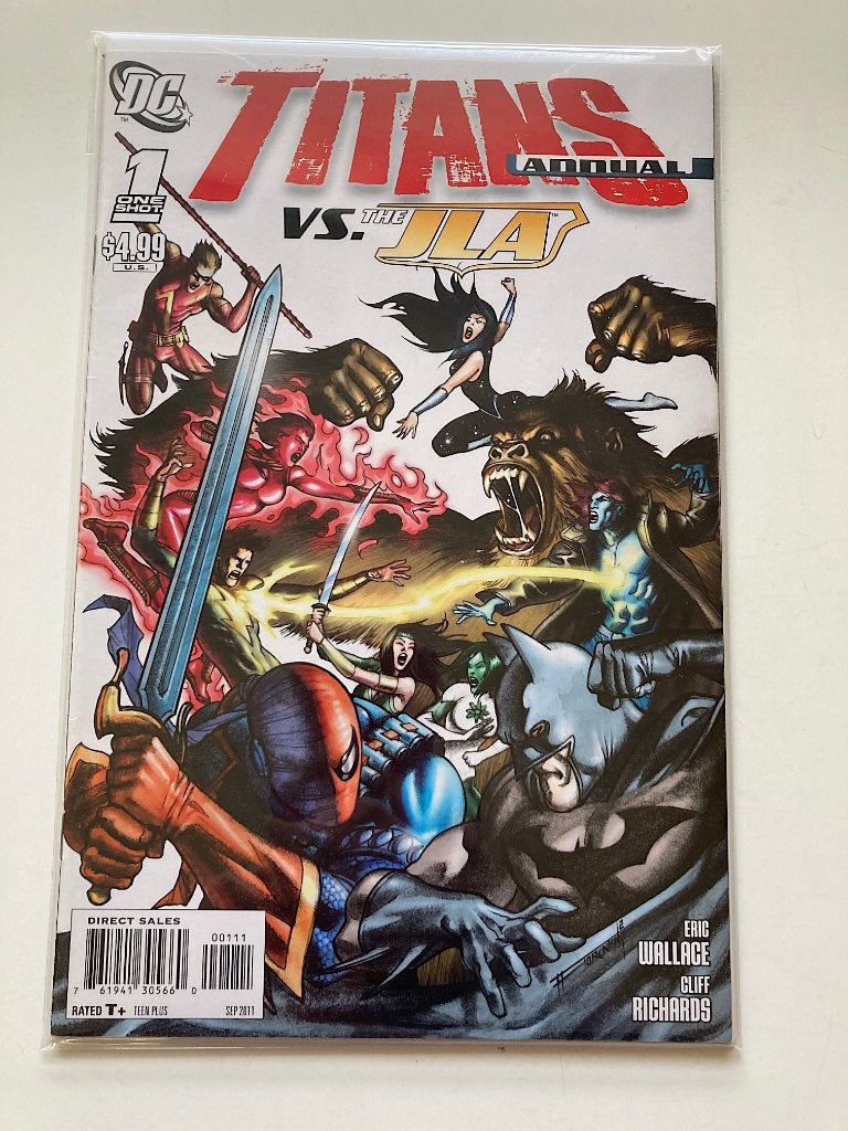 12 x Titans #15, #29-38, Annual #1 (DC Comics) Tweede serie, Meerdere comics, Ophalen, Zo goed als nieuw, Amerika