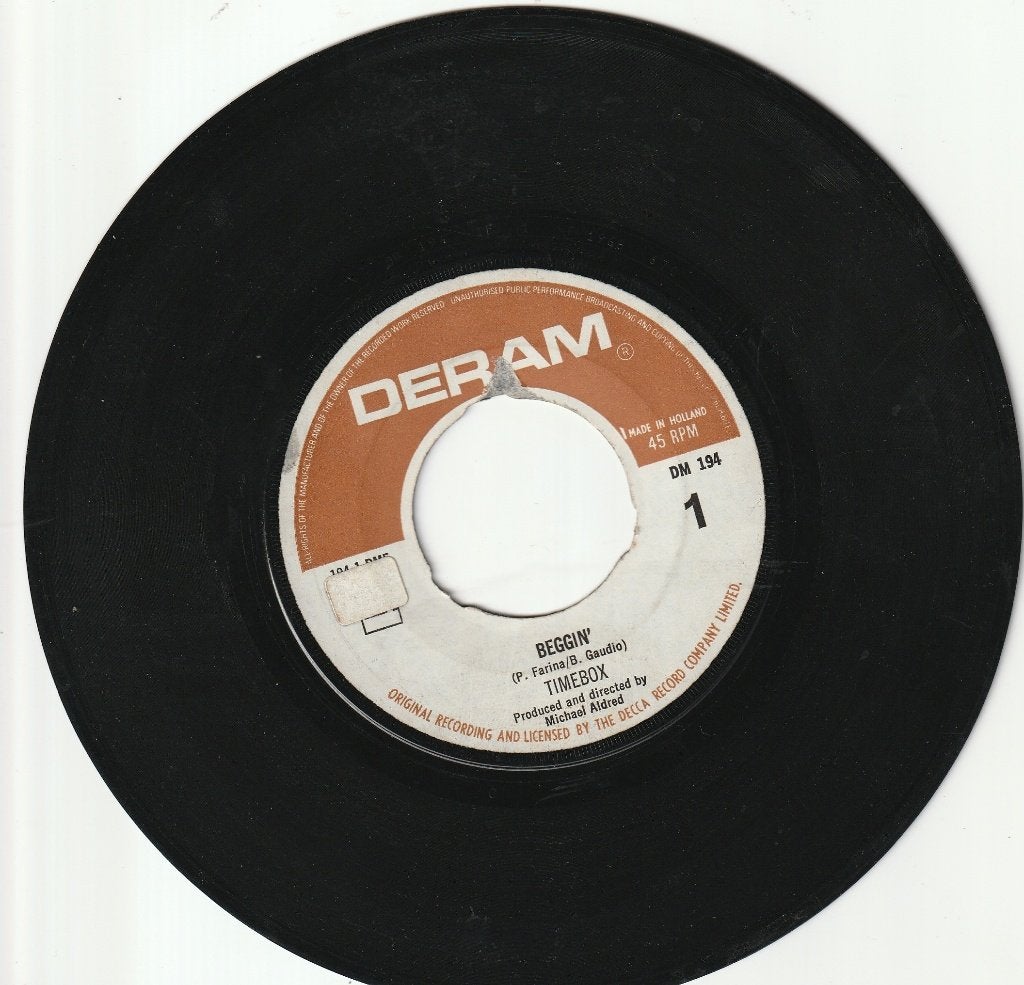Timebox ‎– Beggin'-Blues Rock, Soul, Mod Garage -1968, Ophalen, Gebruikt, Pop