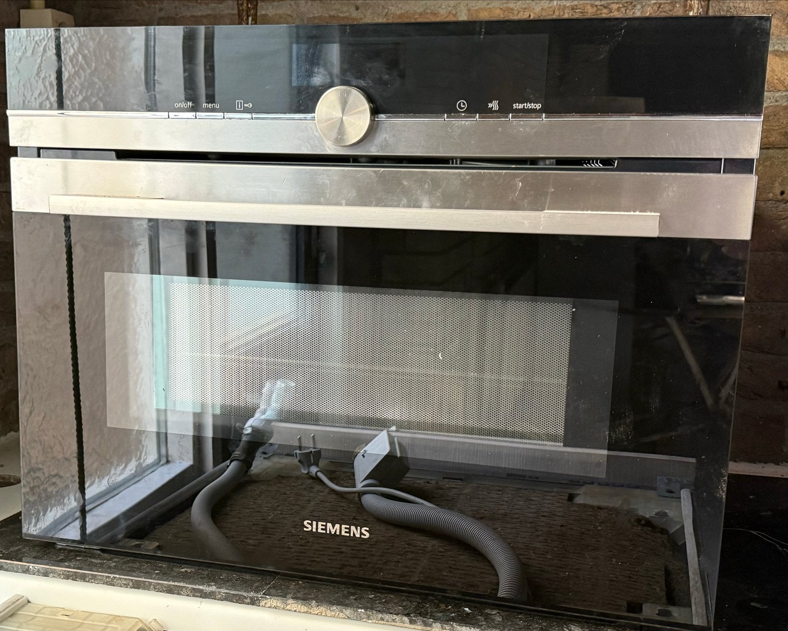 Inbouw combi-oven Siemens CM636GB.1 uit 2018, Ophalen, 45 tot 50 cm, Gebruikt, Siemens