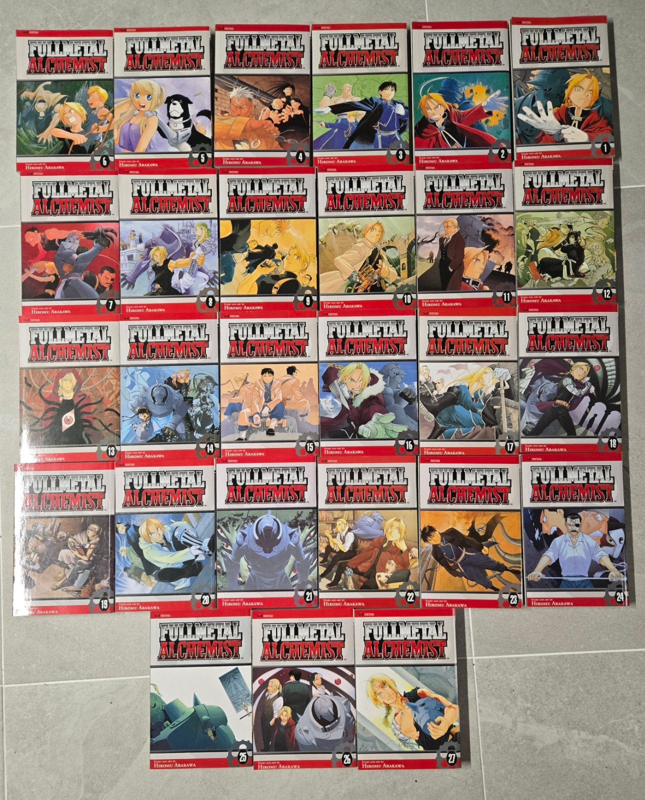 Fullmetal Alchemist compleet manga serie (1-27) discount kan, Complete serie of reeks, Ophalen of Verzenden, Zo goed als nieuw