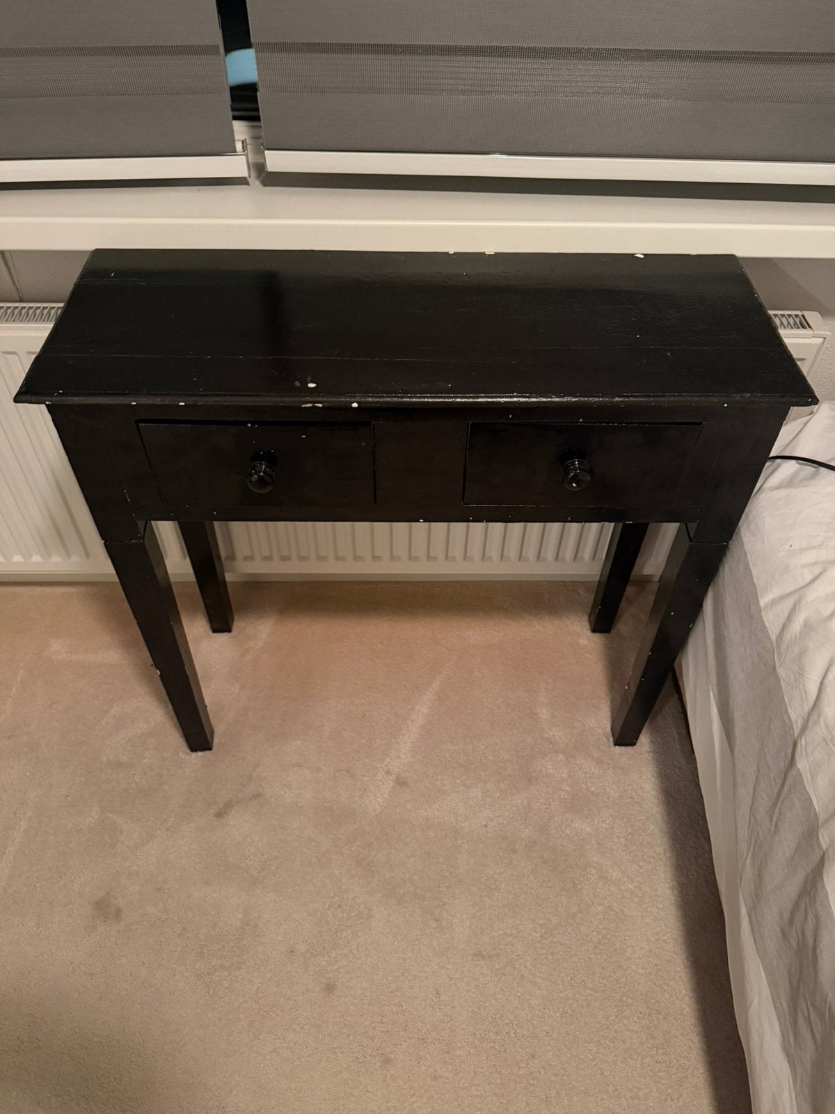 Tafeltje met twee laden, Ophalen, 50 tot 100 cm, Zo goed als nieuw, 25 tot 50 cm