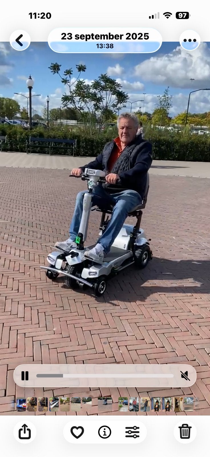 Qungo flyte schootmobiel, Diversen, Ophalen, Zo goed als nieuw, 16 km/u of meer, 46 km of meer