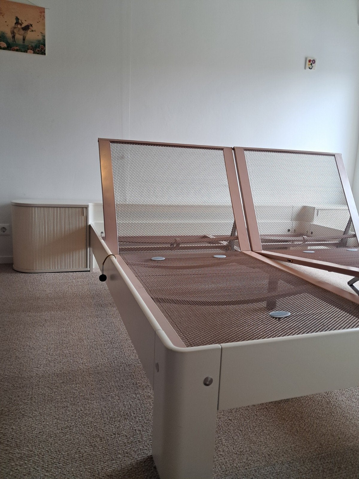 Auping auronde met achterwand 180x200, Huis en Inrichting, Slaapkamer | Bedden, Wit, Tweepersoons, Ophalen of Verzenden, 180 cm