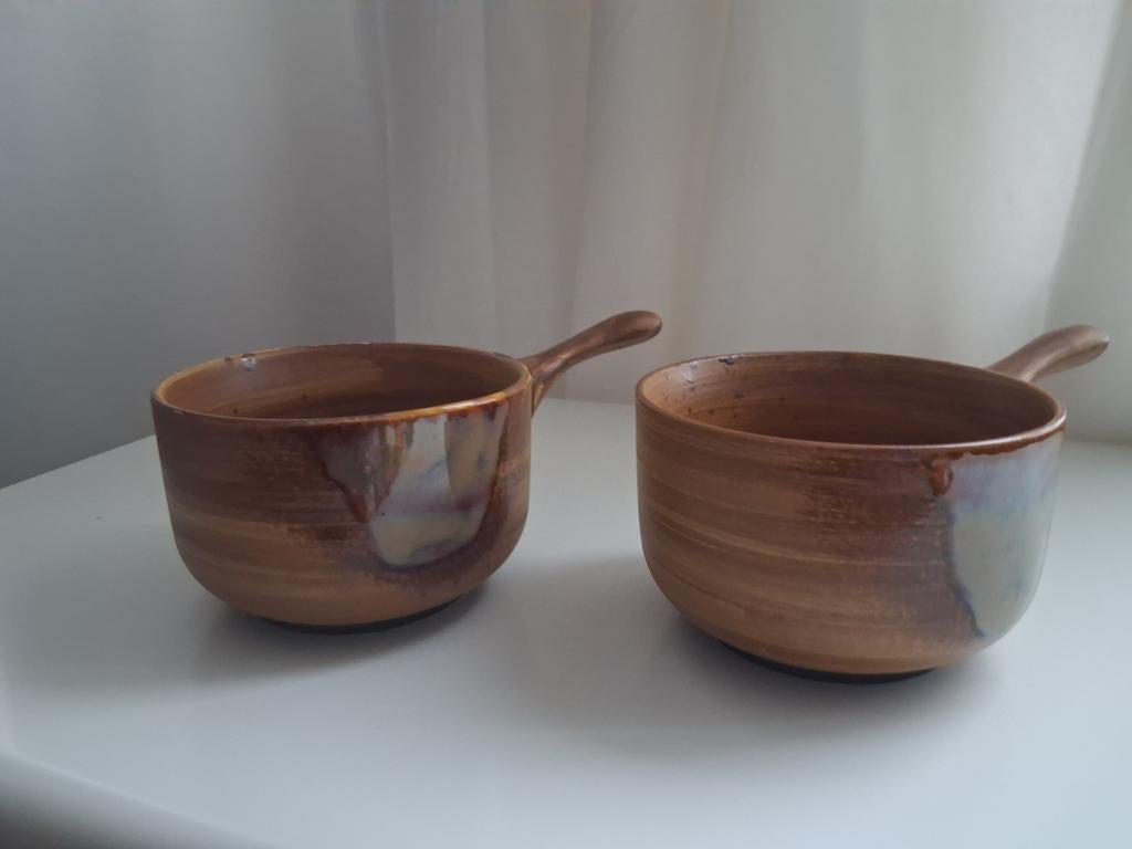 Sango Splash Drip Lava Soepkommen - Set van 2, Ophalen of Verzenden