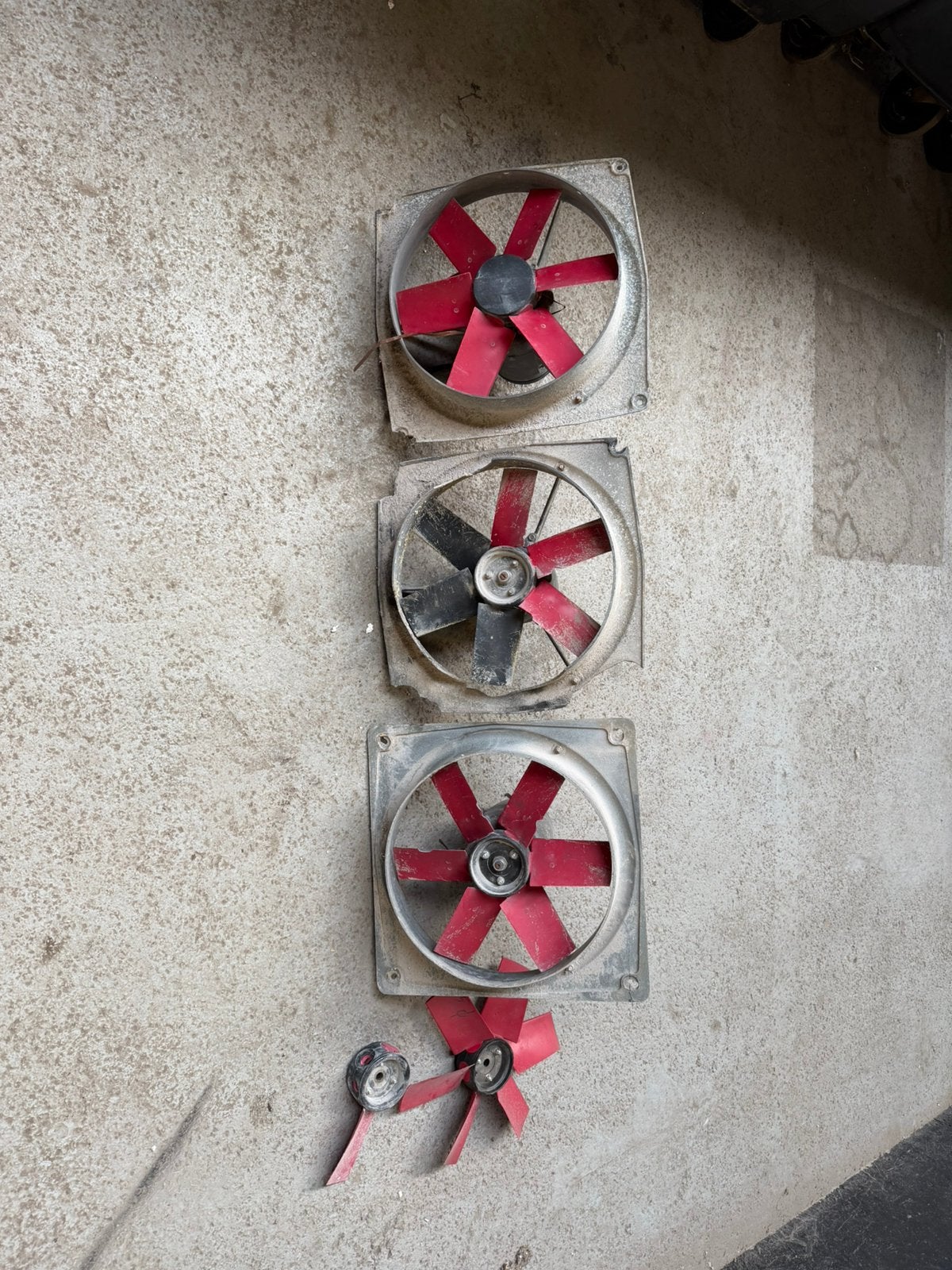 Multifan ventilatoren 355mm, Ophalen, Zo goed als nieuw