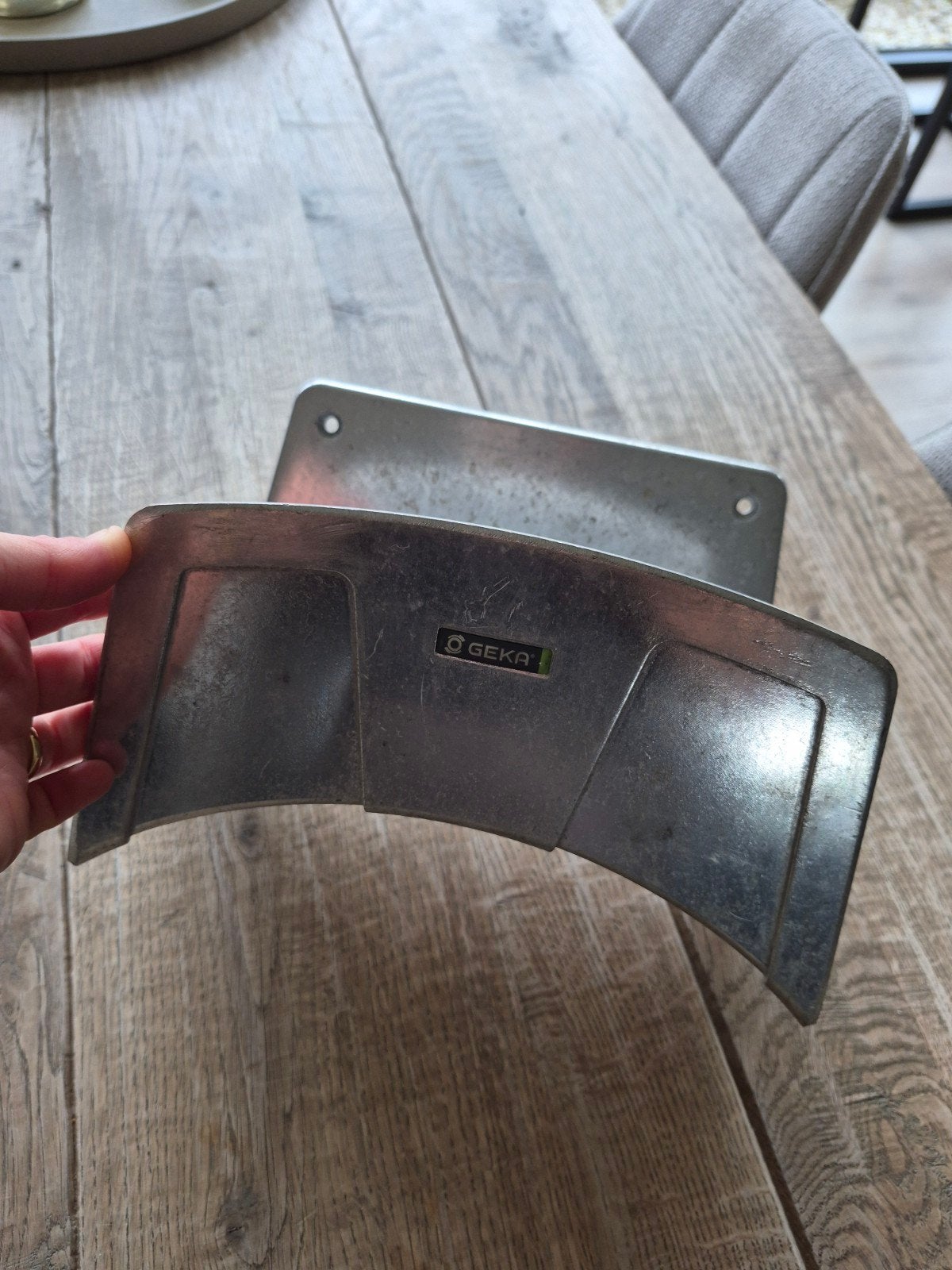 Geka plus metalen wandslanghouder, Ophalen of Verzenden, Zo goed als nieuw, Overige soorten, Geka