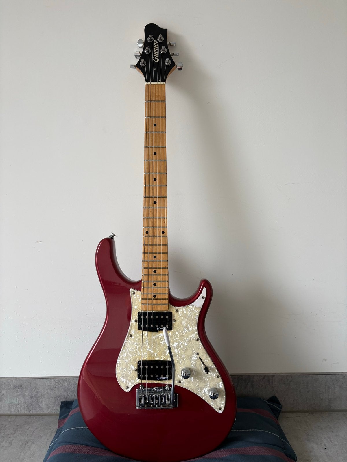 Elektrische Gitaar Guvnor type Stratocaster ., Ophalen, Gebruikt, Solid body, Overige merken