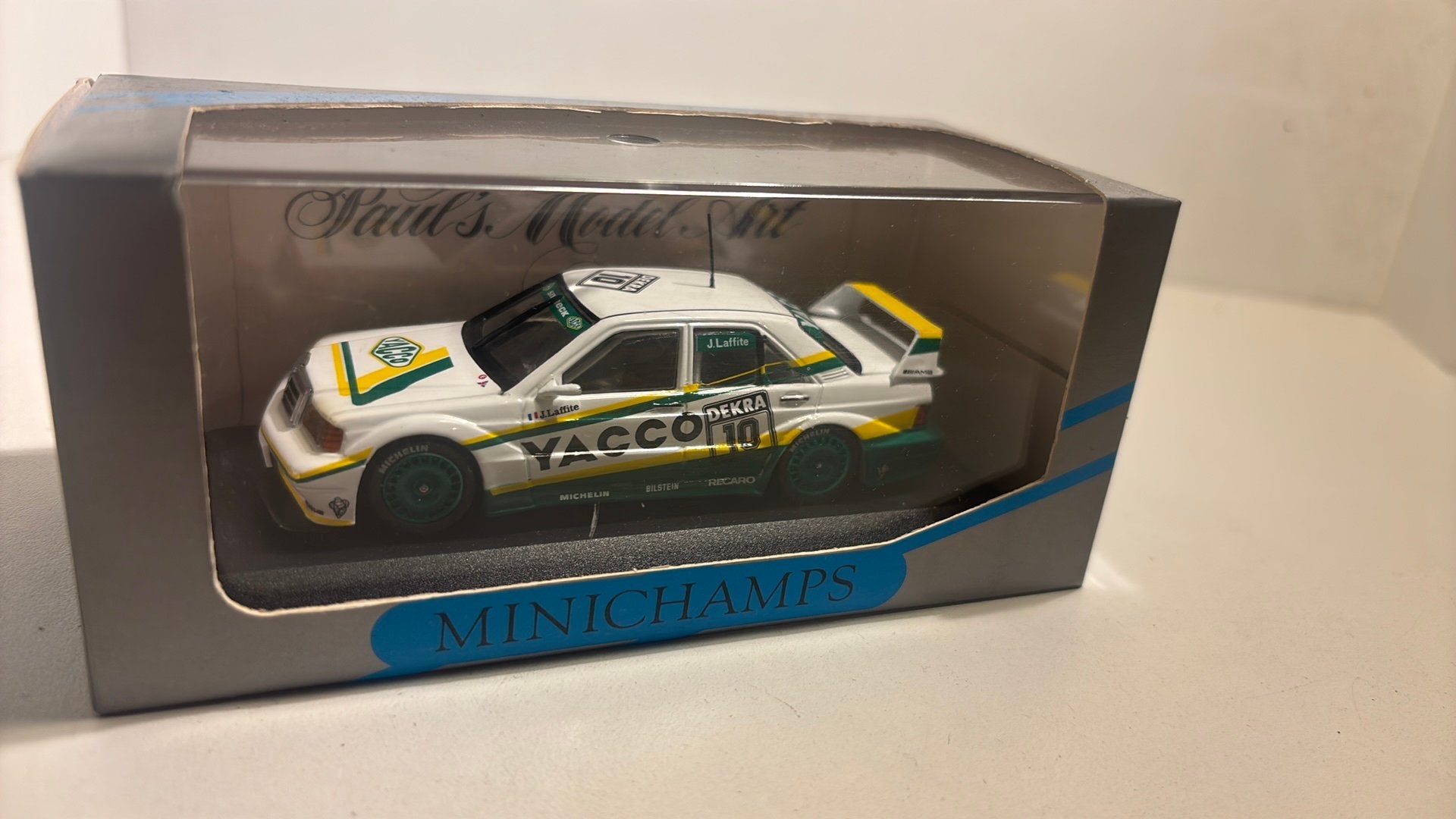 Mercedes 190 E evo 2 minichamps 1.43, Auto, Ophalen of Verzenden, MiniChamps, A