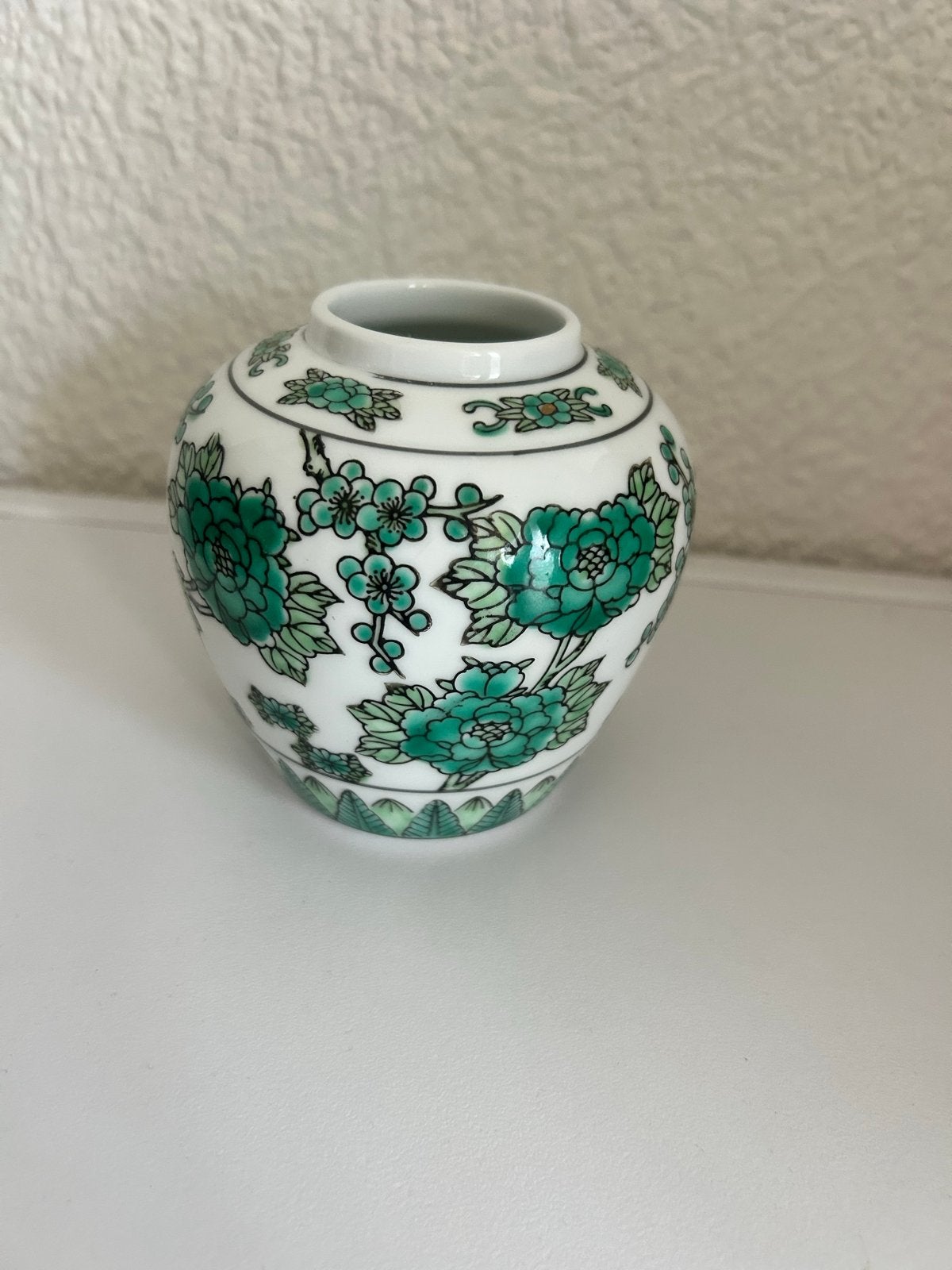 Vintage Gold Imari vaasje met vogels en bloemen, Antiek en Kunst, Ophalen of Verzenden
