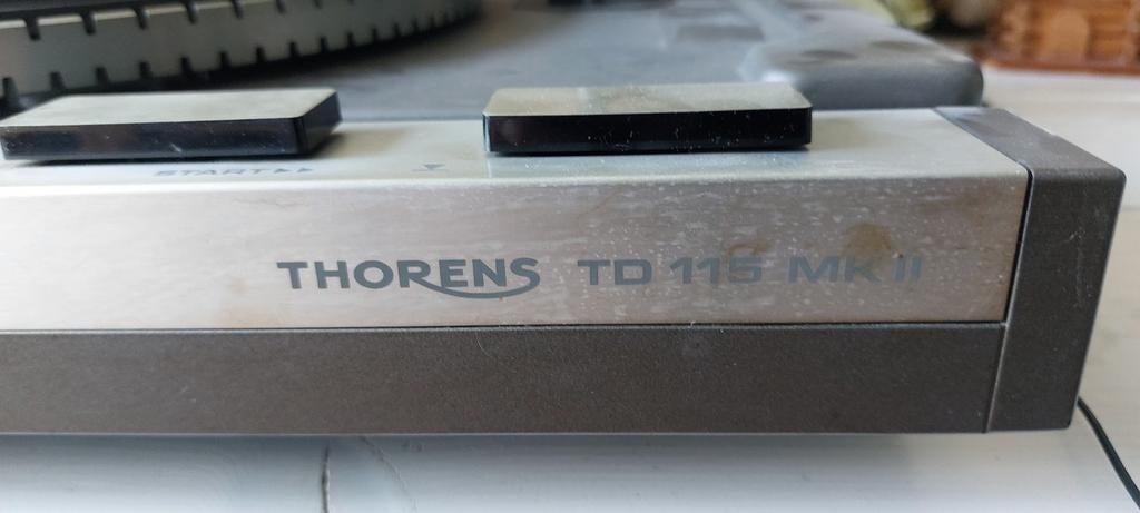 Thorens td115 mk2, Gebruikt, Thorens, Pitch-regelaar, Ophalen of Verzenden