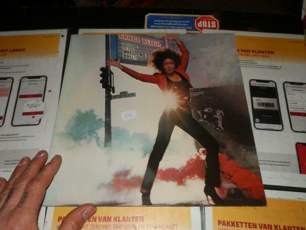 Lp Grace SLick welcome to the wrecking ball 1981, Ophalen of Verzenden, Gebruikt, 12 inch, Progressive