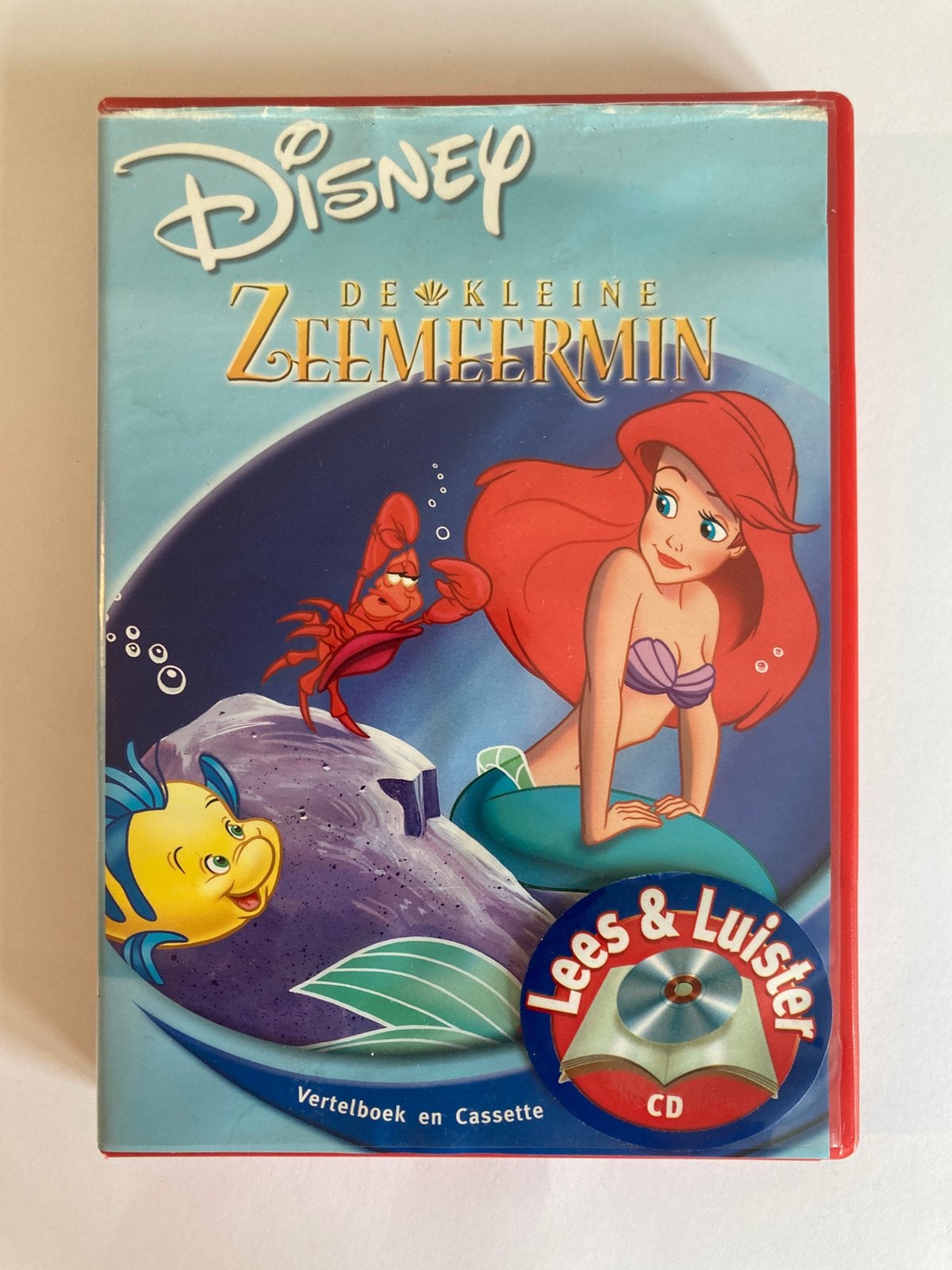 De Kleine Zeemeermin - Read Along, 2002 / CD + BOEK / Disney, Overige typen, Ophalen of Verzenden, Zo goed als nieuw, Luisterboek