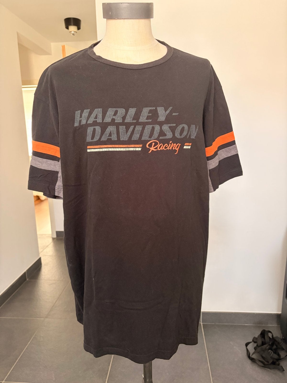 Harley-Davidson Racing T-shirt Zwart Maat 2XL, Motoren, Kleding | Motorkleding, Ophalen of Verzenden, Tweedehands, Heren, Harley-Davidson