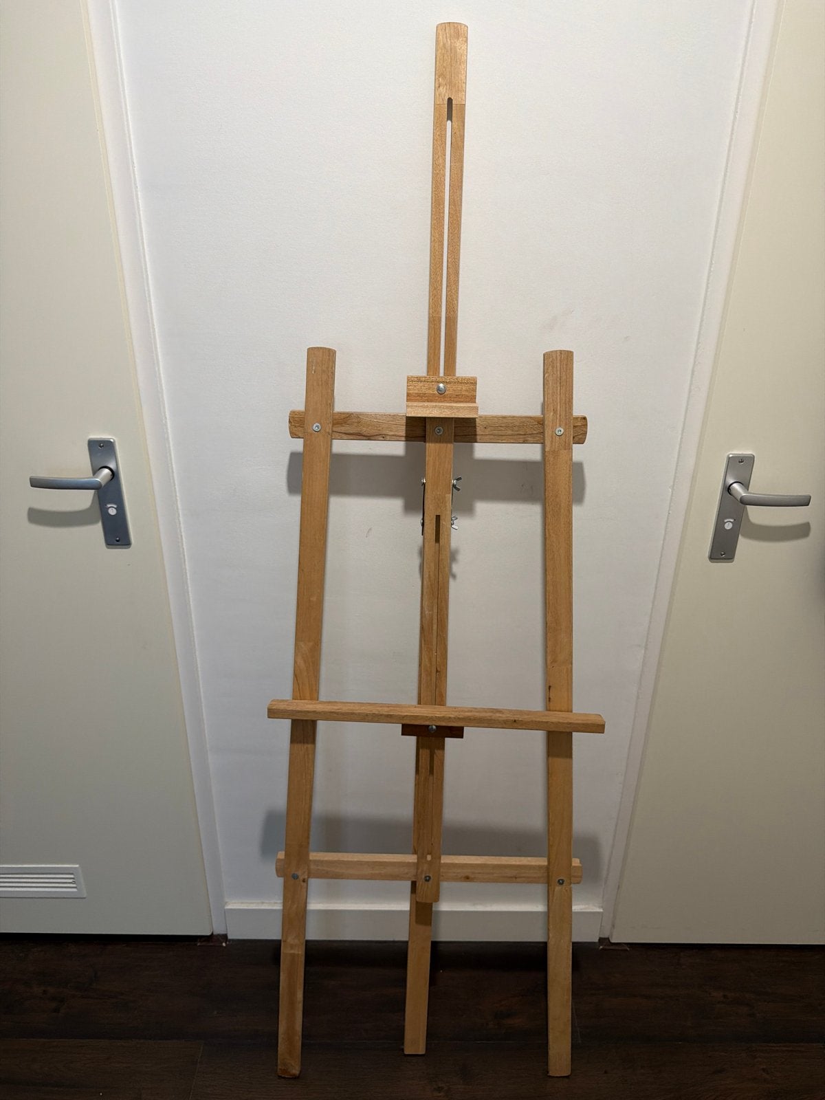 Houten schildersezel - Perfect voor kunstenaars, Hobby en Vrije tijd, Schilderen, Ophalen, Zo goed als nieuw, Ezel