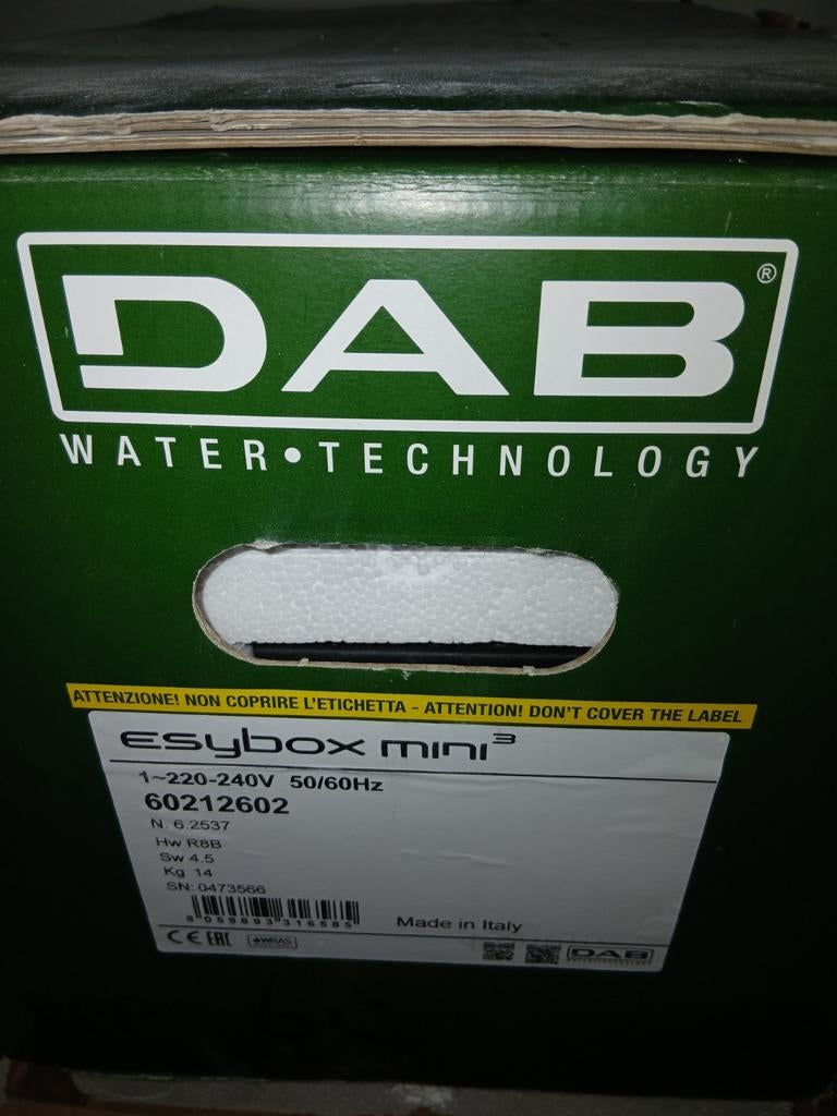 Easybox mini3 hydrofoorpomp, Ophalen of Verzenden, Nieuw, Elektrisch, Hydrofoorpomp