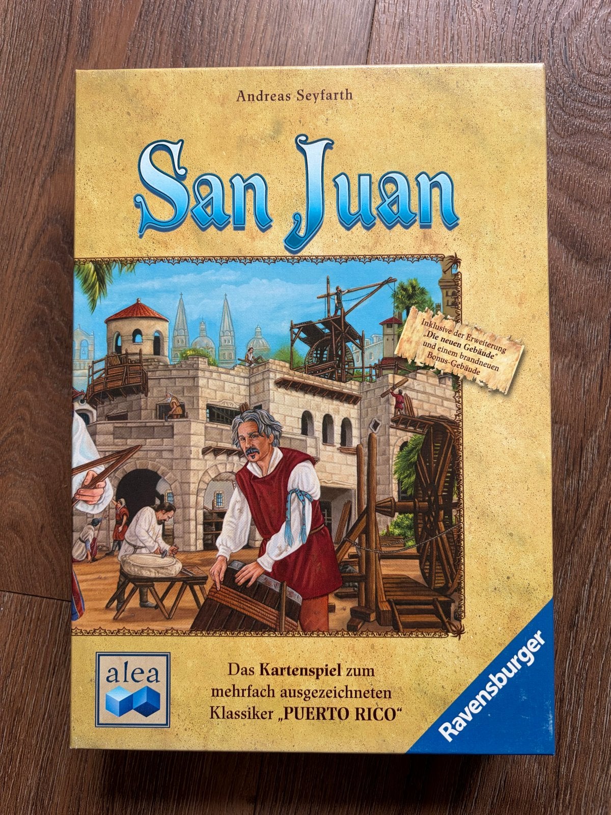 San Juan Kaartspel - Ravensburger (Zo goed als nieuw), Hobby en Vrije tijd, Gezelschapsspellen | Kaartspellen, Een of twee spelers