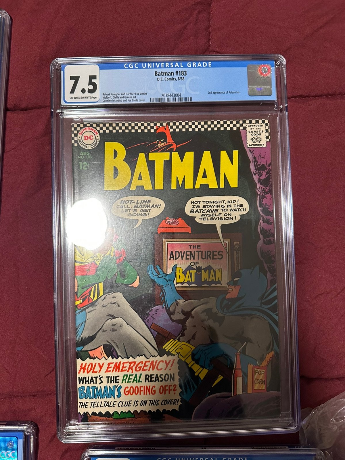 Batman #183 CGC 7.5, Boeken, Strips | Comics, Eén comic, Ophalen, Zo goed als nieuw, Amerika