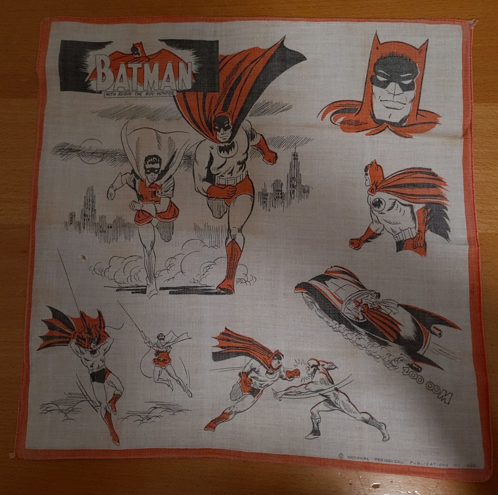 Batman Robin zakdoek 1966, Ophalen of Verzenden