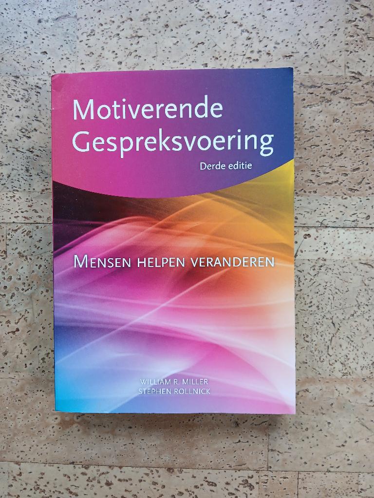 Motiverende gespreksvoering derde editie William R Miller, Boeken, Studieboeken en Cursussen, Zo goed als nieuw, HBO, Alpha, Ophalen of Verzenden